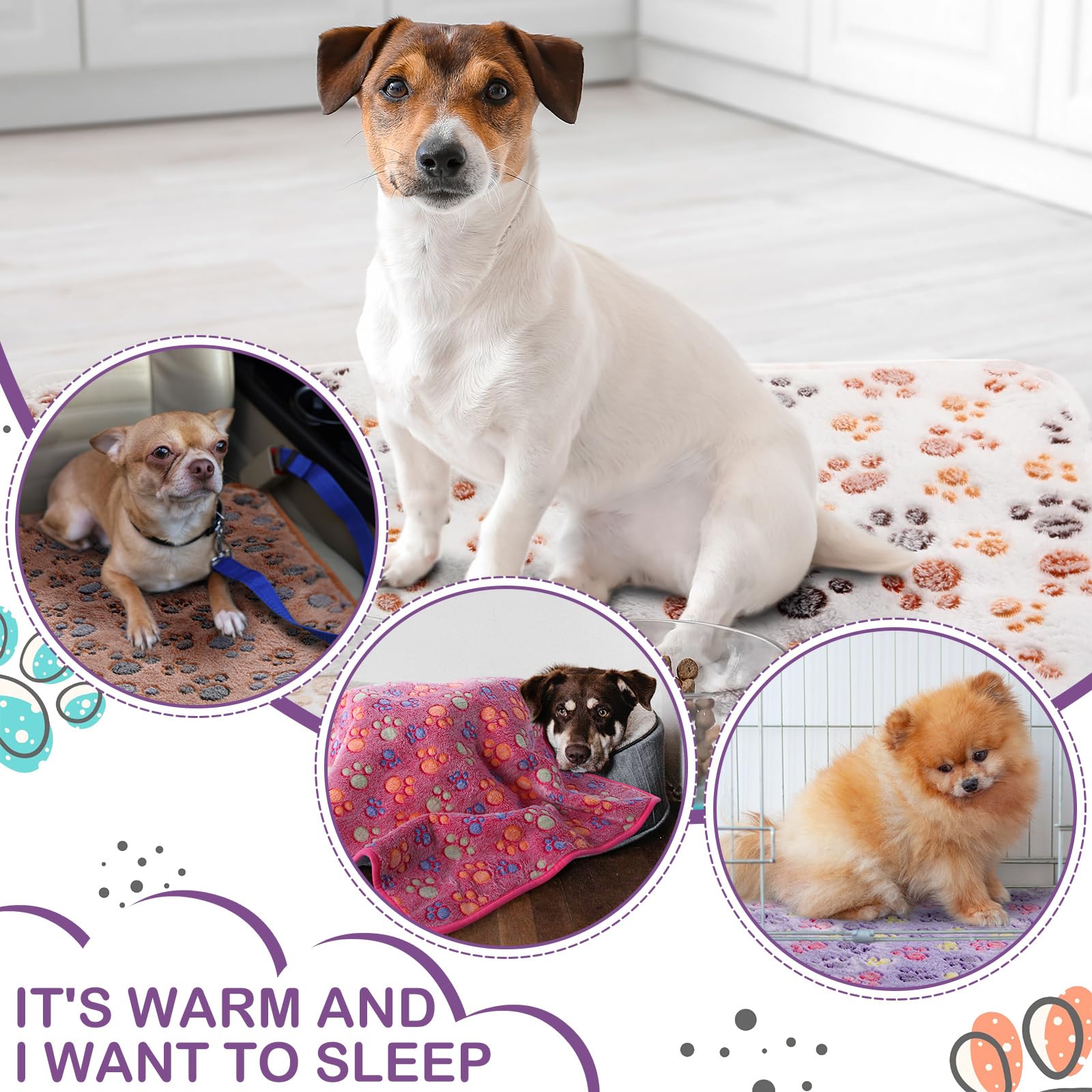 Waterproof Pet Blanket and Puppy Pad Set