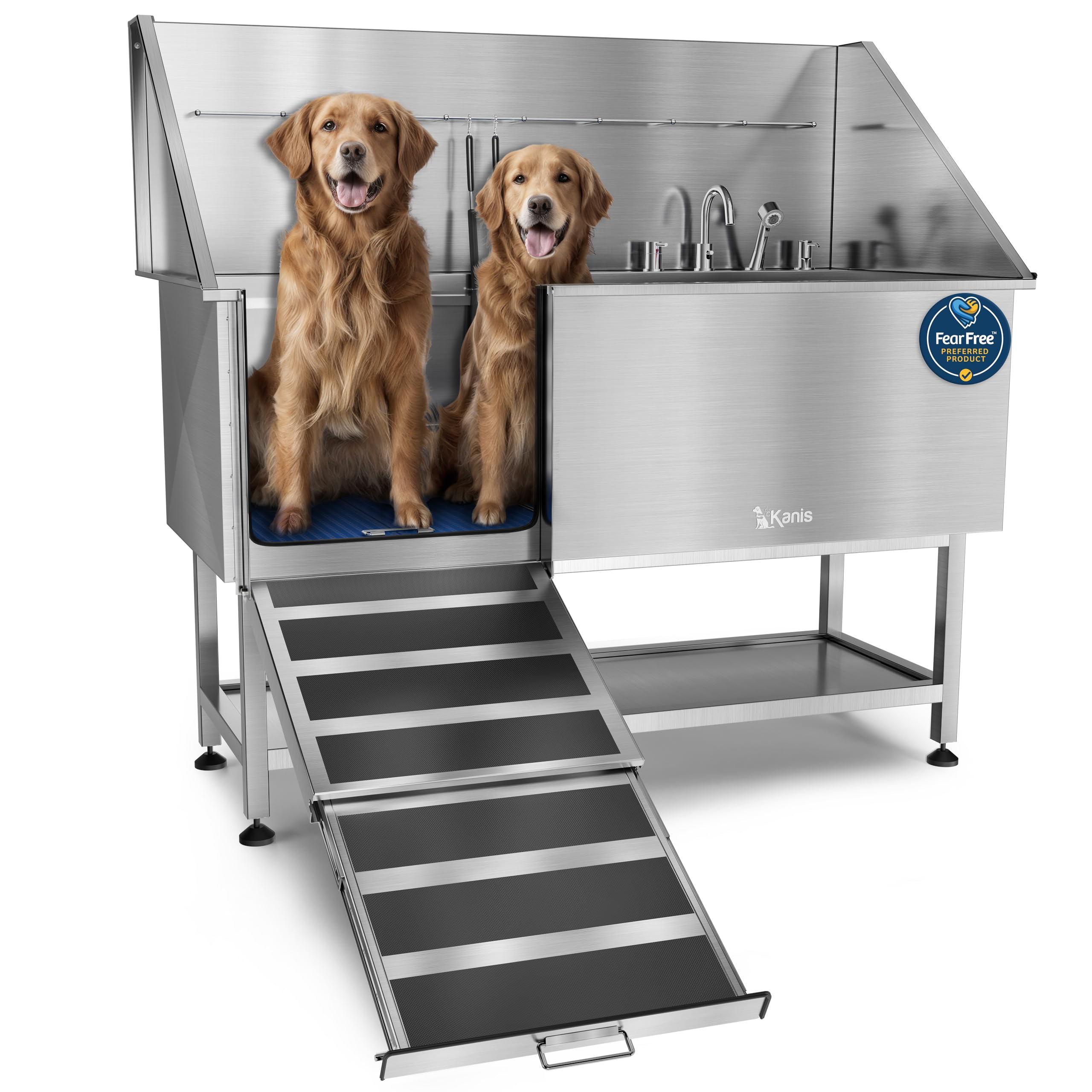 Stainless Steel Dog Washing Station with Shower