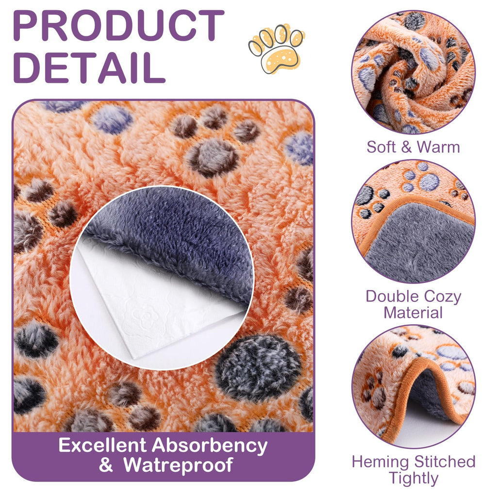 Waterproof Pet Blanket and Puppy Pad Set