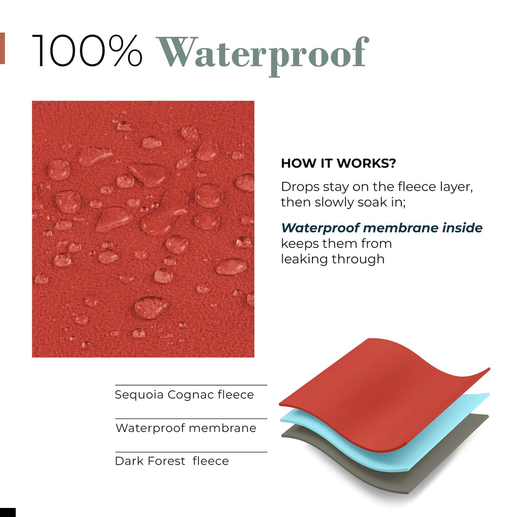 Waterproof Reversible Throw Blanket for Pets