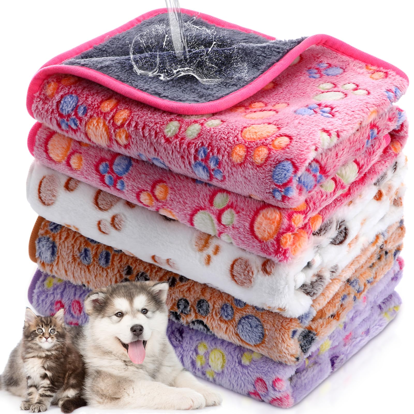 Waterproof Pet Blanket and Puppy Pad Set