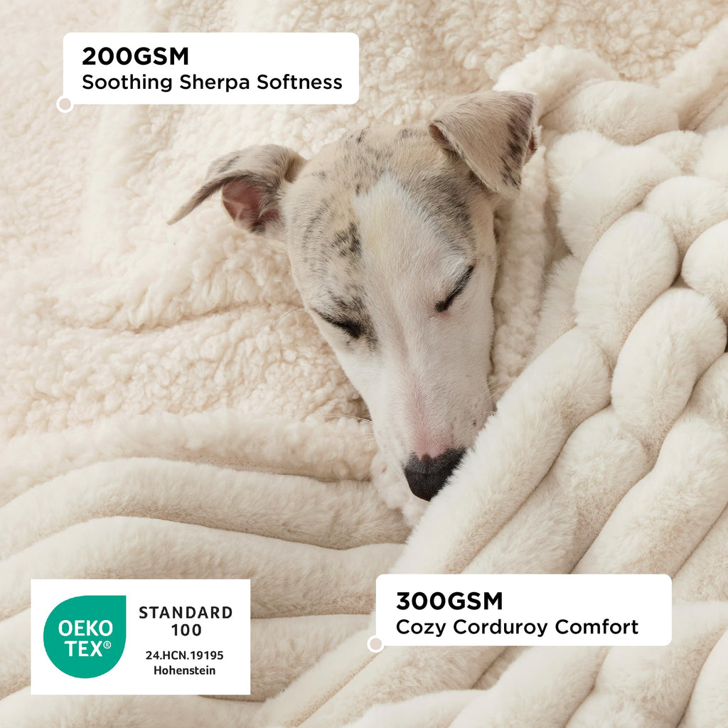 Waterproof Fleece Pet Blanket for Dogs and Cats