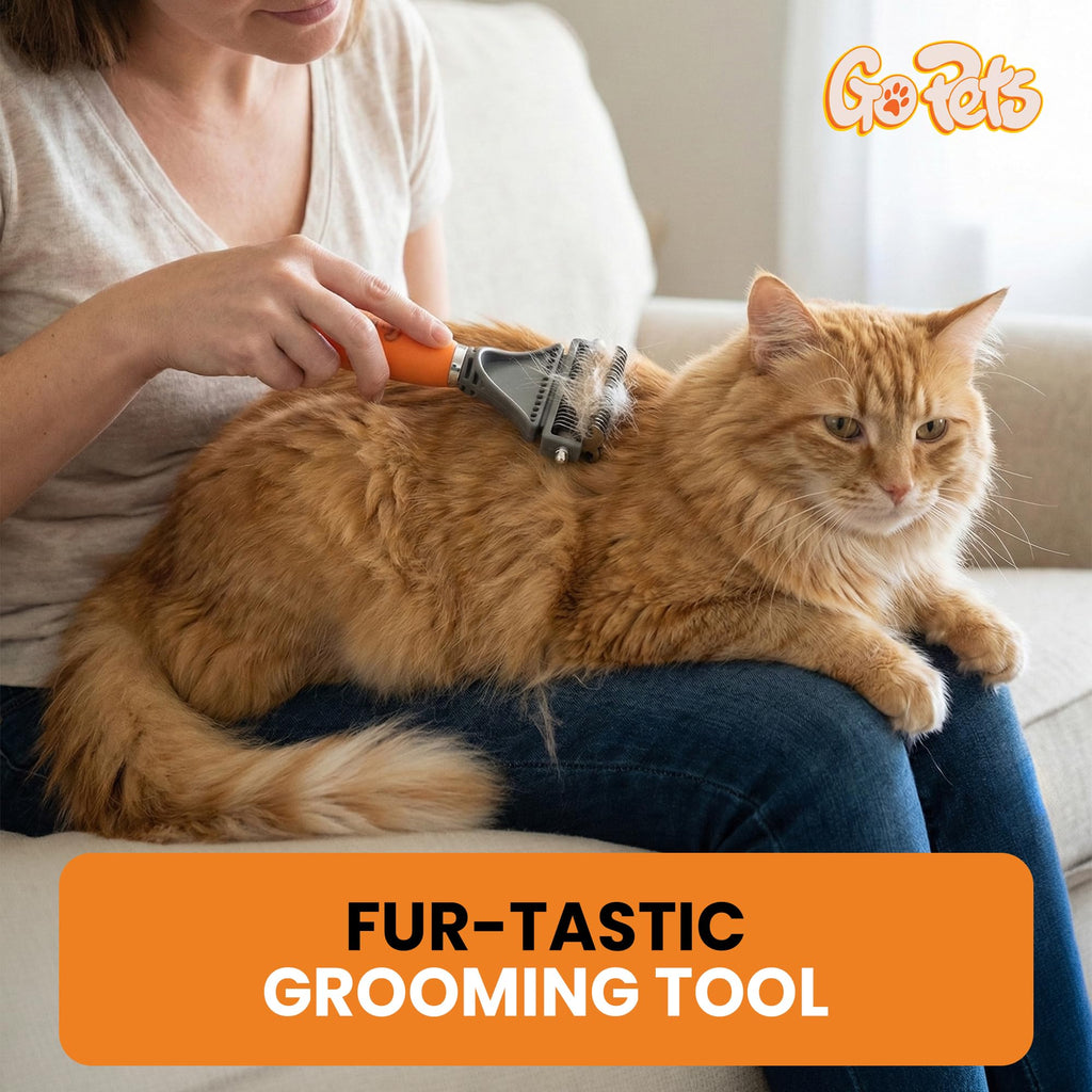 2-Sided Deshedding and Dematting Pet Comb