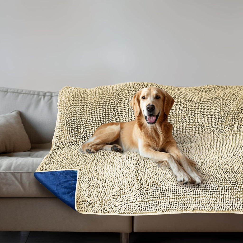 Chenille Dog Blanket for Couch and Bed