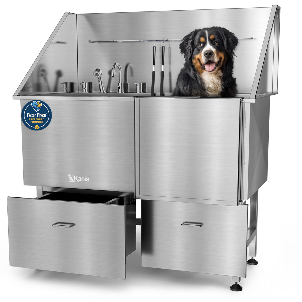 Stainless Steel Dog Washing Station with Shower