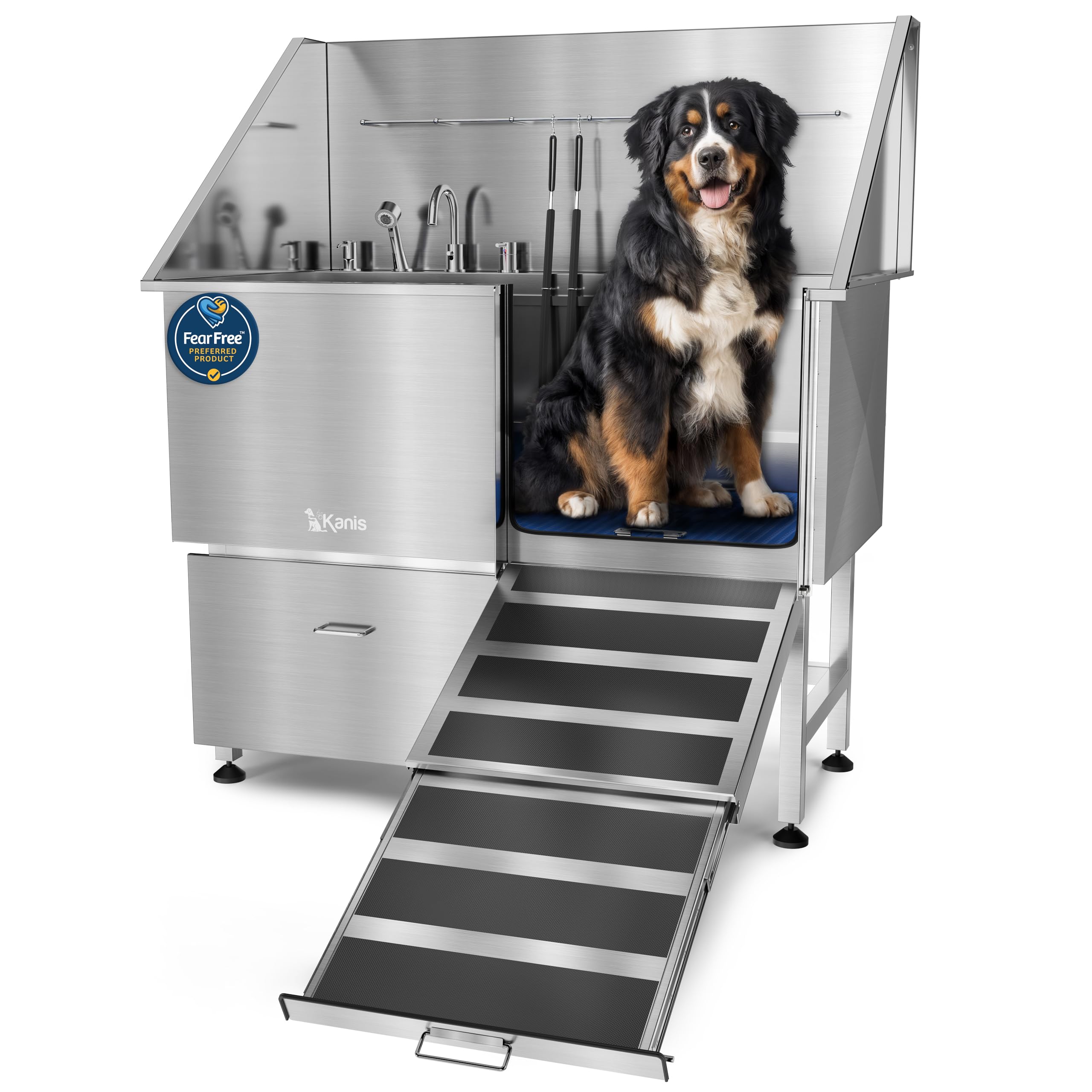 Stainless Steel Dog Washing Station with Shower