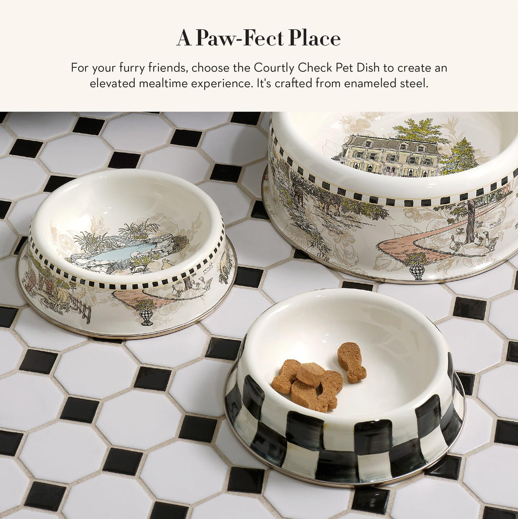 Ceramic Pet Food and Water Bowl
