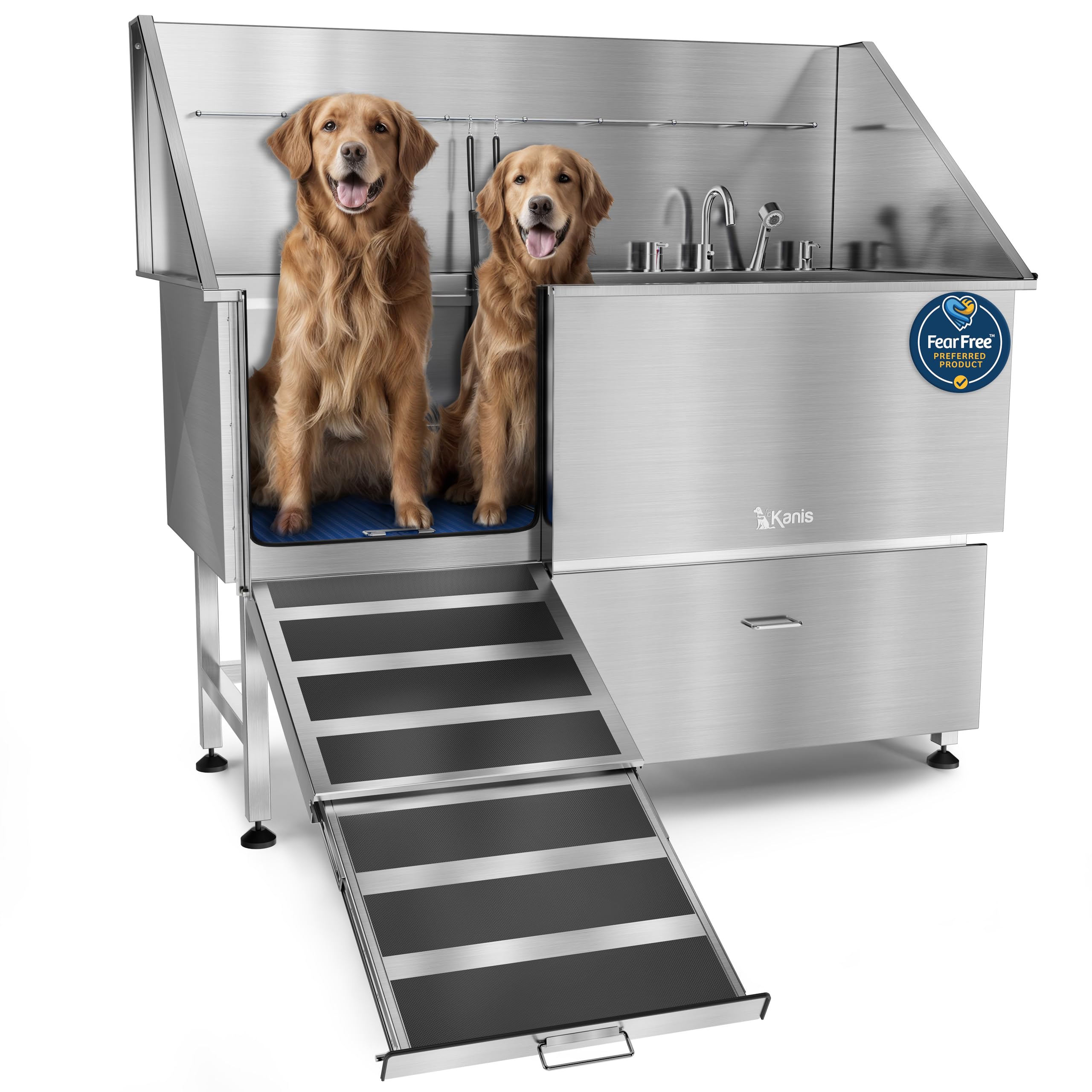 Stainless Steel Dog Washing Station with Shower
