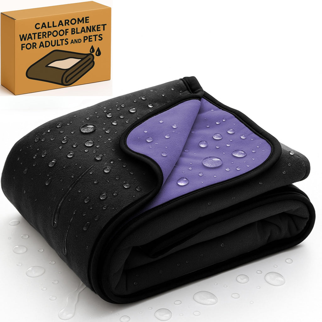 Waterproof Reversible Throw Blanket for Pets