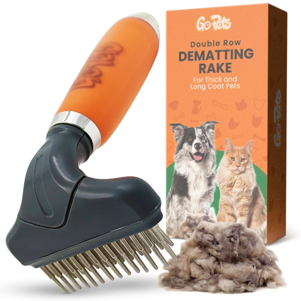2-Sided Deshedding and Dematting Pet Comb