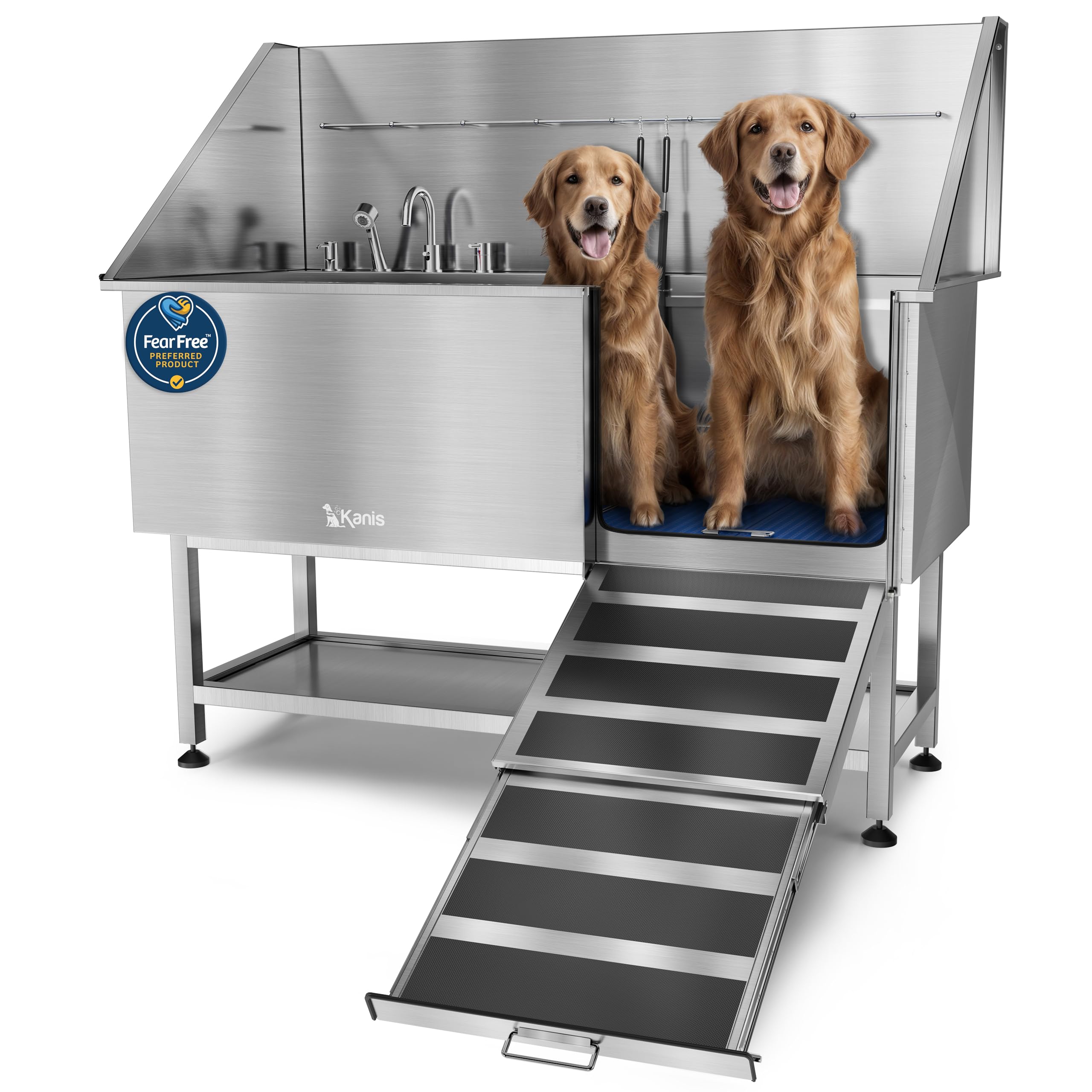 Stainless Steel Dog Washing Station with Shower