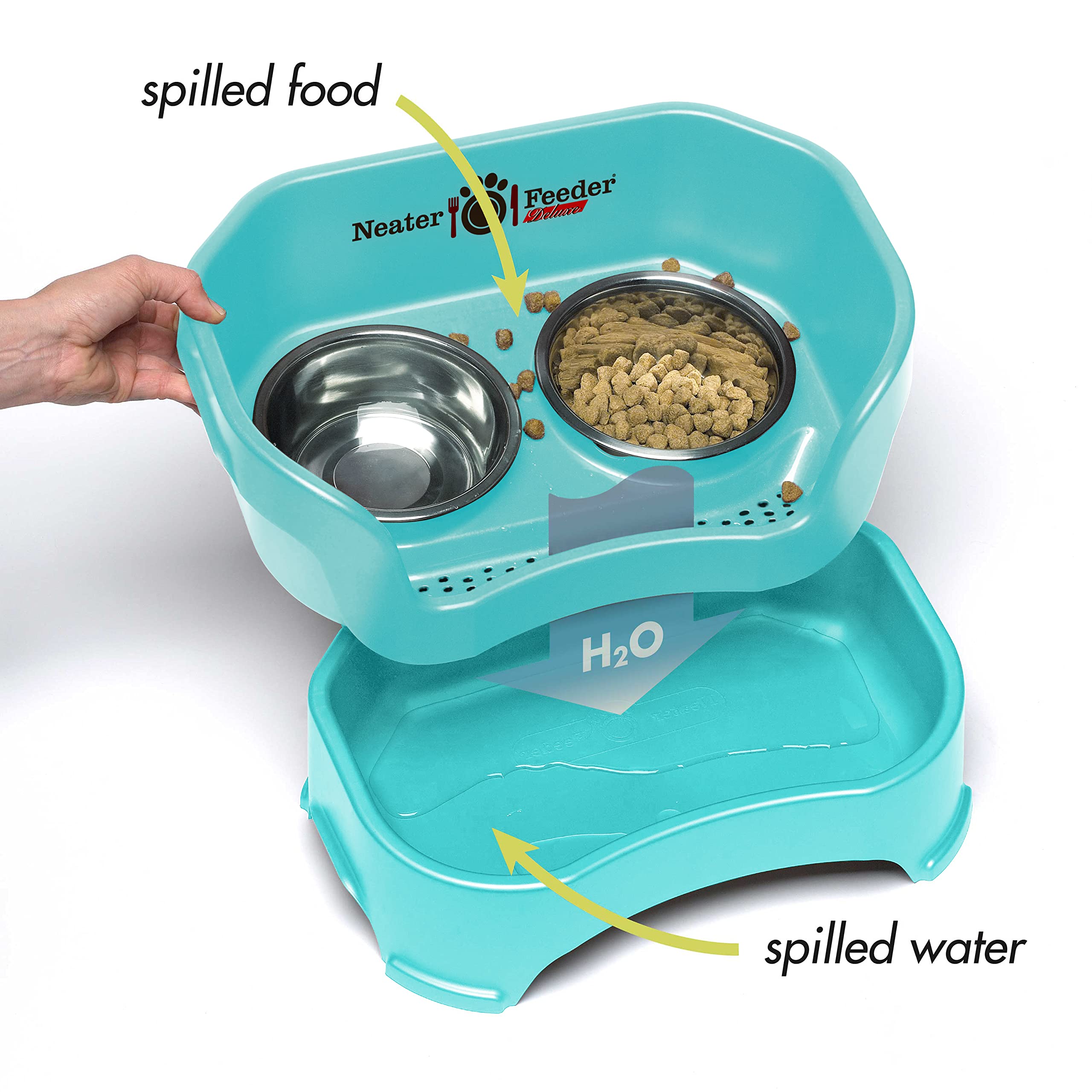 Neater Feeder Deluxe Cat with Leg Extensions